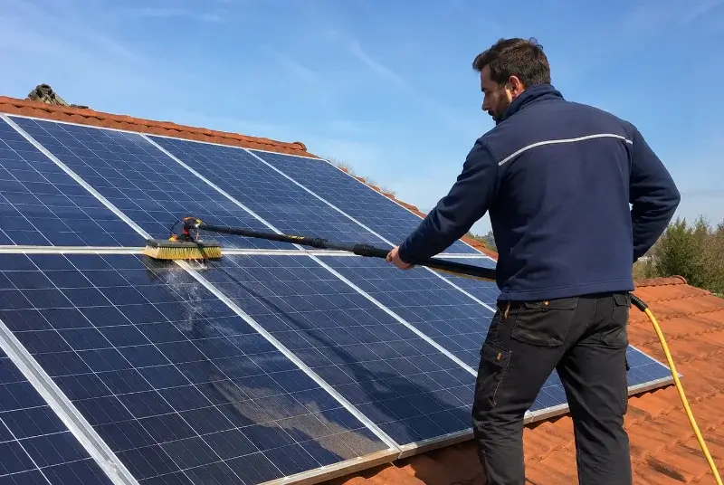 Nettoyage et entretien de panneaux solaires à Saint-Genis-les-Ollières